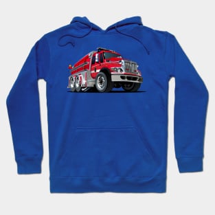 Cartoon firetruck Hoodie